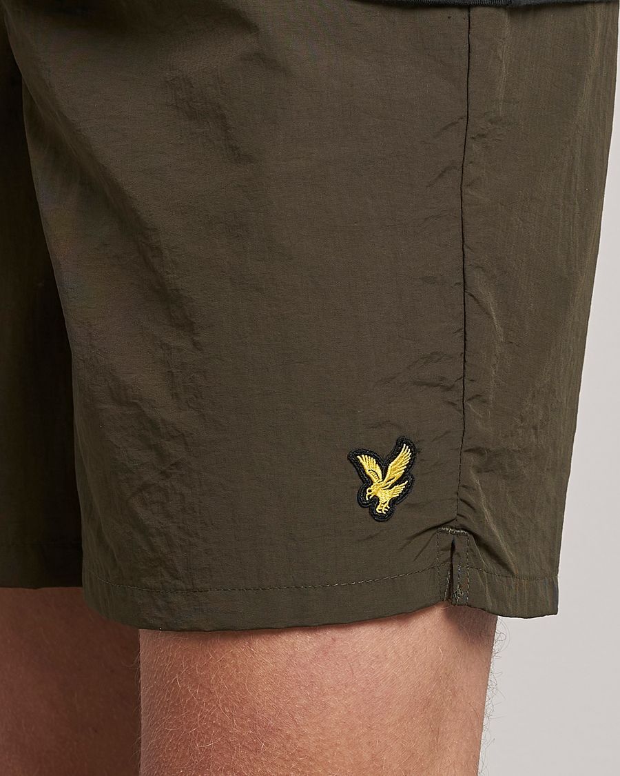 Herren | Badehosen | Lyle & Scott | Plain Swimshorts Olive