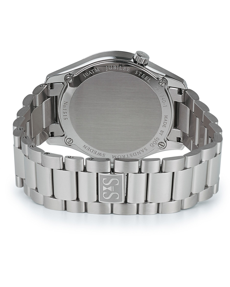 Herren | Sjöö Sandström Jubilee Steel Quartz 40mm White/Steel | Sjöö Sandström | Jubilee Steel Quartz 40mm White/Steel
