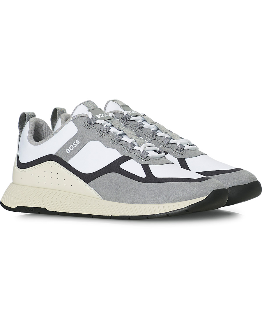 Herren | BOSS Titanium Running Lymx Sneaker Open White | BOSS BLACK | BOSS Titanium Running Lymx Sneaker Open White