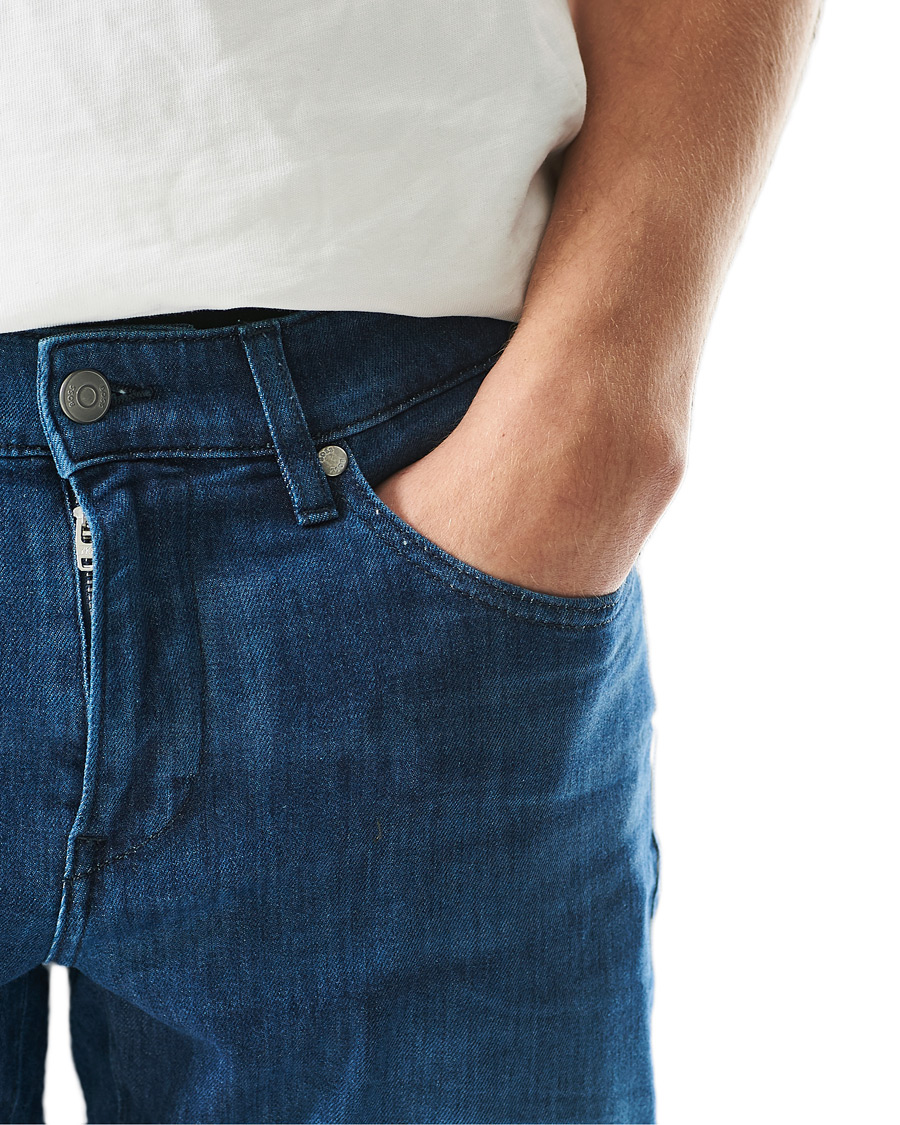 Herren | Jeans | BOSS BLACK | BOSS Delaware3 Slim Fit Stretch Jeans Medium Blue