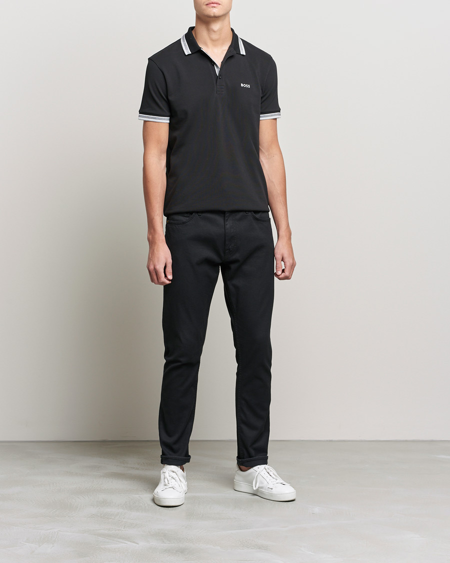 Herren | Poloshirts | BOSS GREEN | Paddy Piké Black