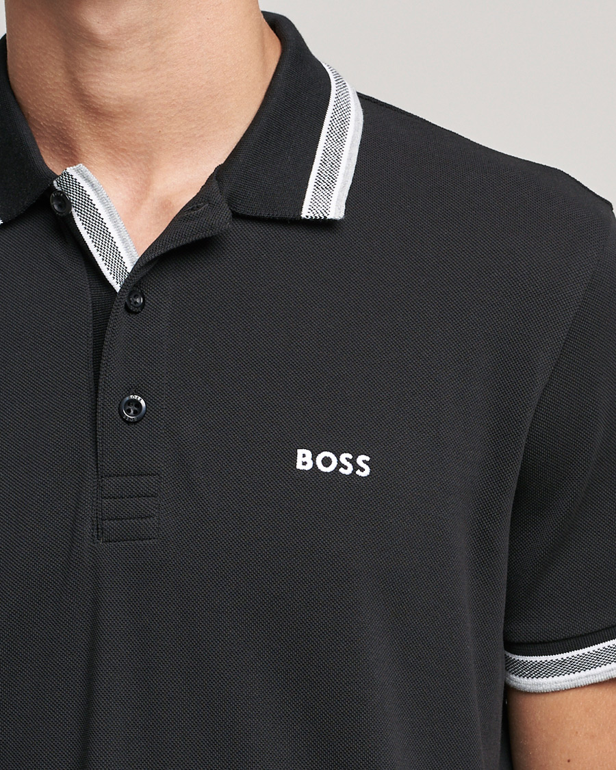 Herren | Poloshirts | BOSS GREEN | Paddy Piké Black