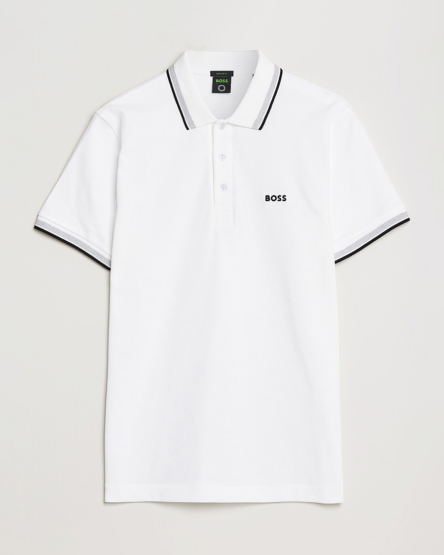 Herren | Poloshirts | BOSS GREEN | Paddy Piké White