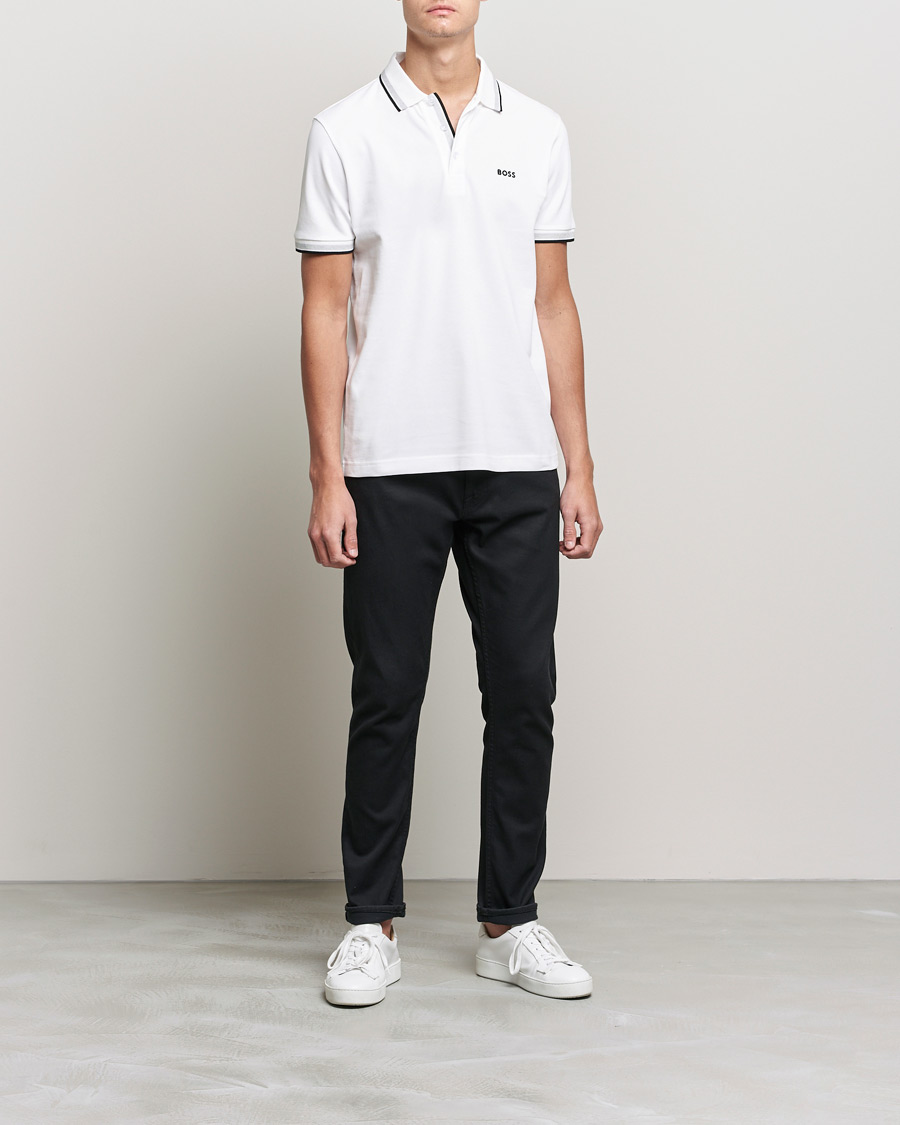 Herren | Poloshirts | BOSS GREEN | Paddy Piké White