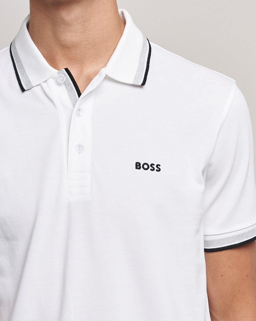 Herren | Poloshirts | BOSS GREEN | Paddy Piké White