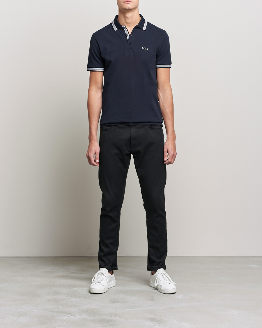 Herren | Poloshirts | BOSS GREEN | Paddy Piké Navy
