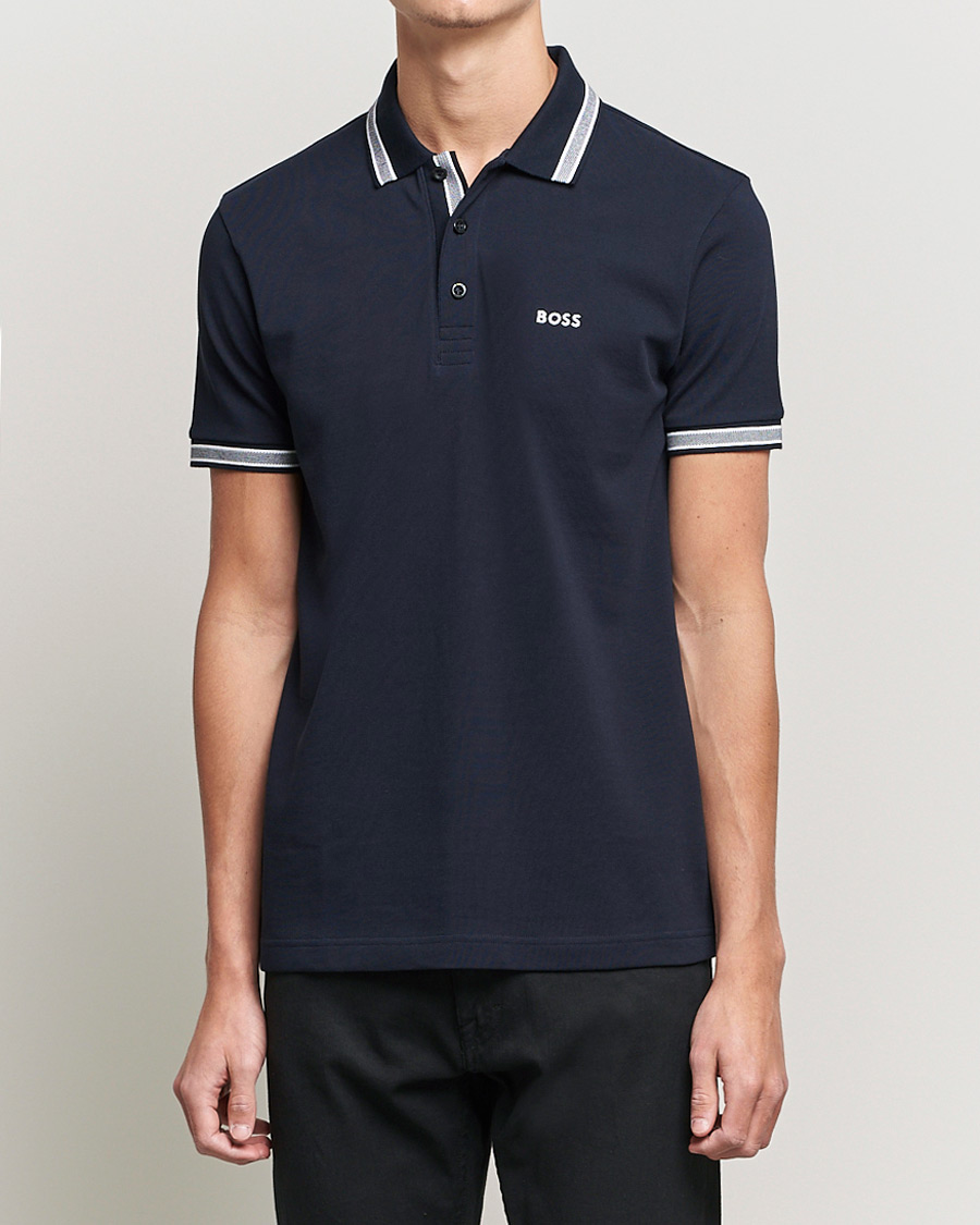 Herren | Poloshirts | BOSS GREEN | Paddy Piké Navy