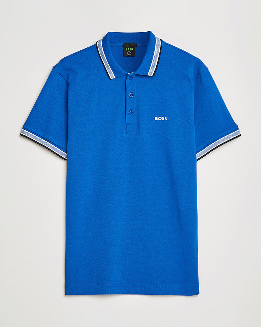 Herren | Poloshirts | BOSS GREEN | Paddy Piké Medium Blue