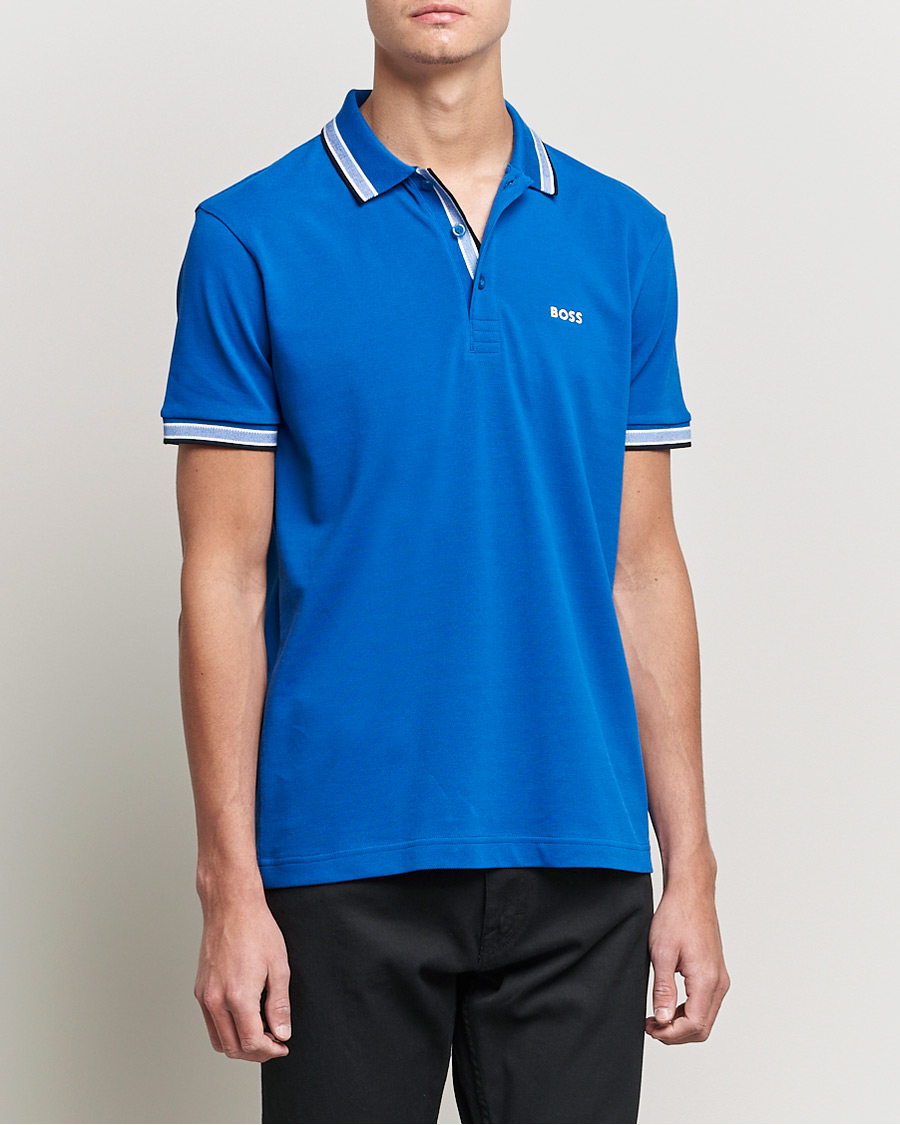 Herren | Poloshirts | BOSS GREEN | Paddy Piké Medium Blue