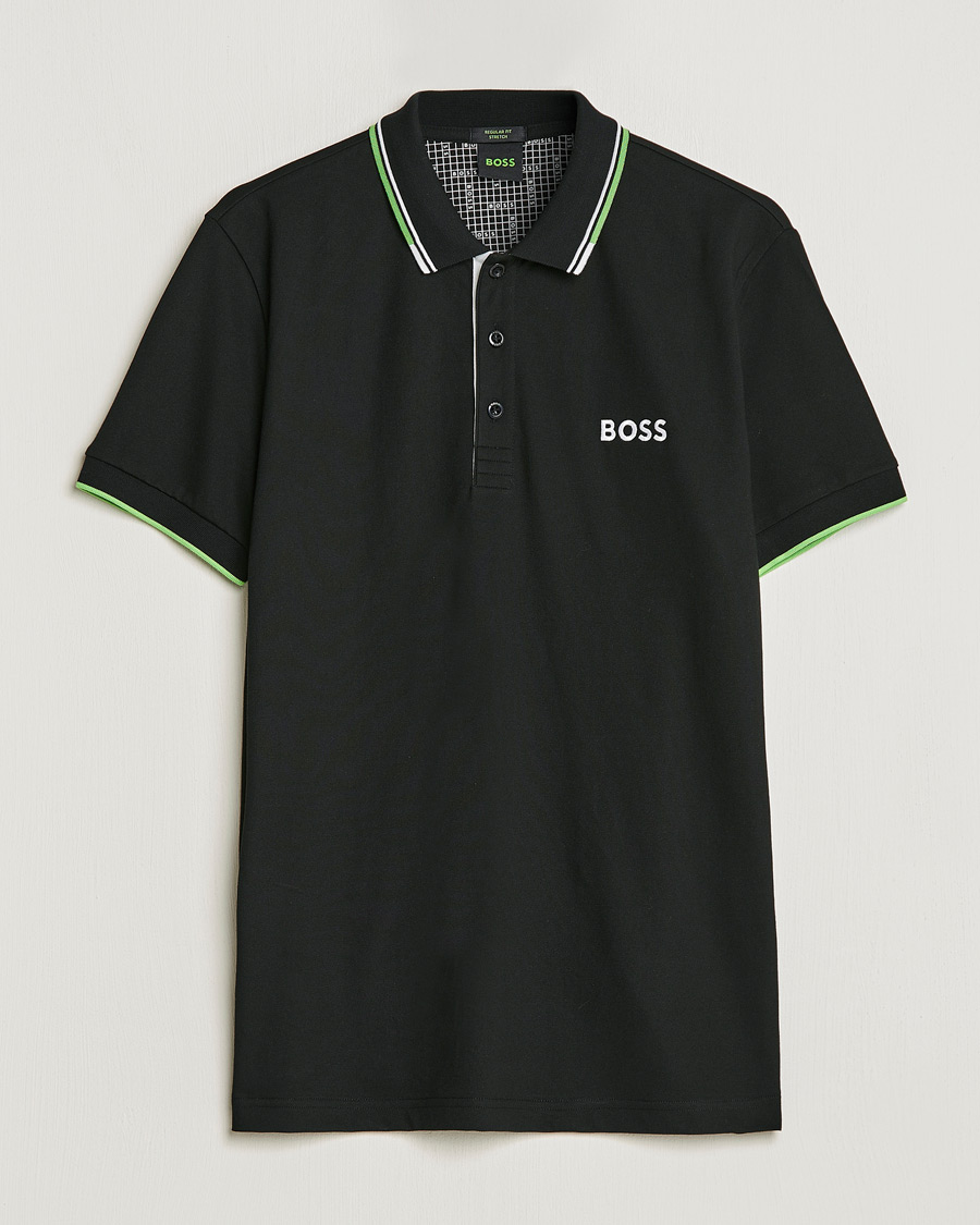 Herren | Poloshirts | BOSS GREEN | Paddy Pro Piké Black