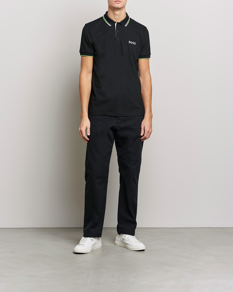 Herren | Poloshirts | BOSS GREEN | Paddy Pro Piké Black