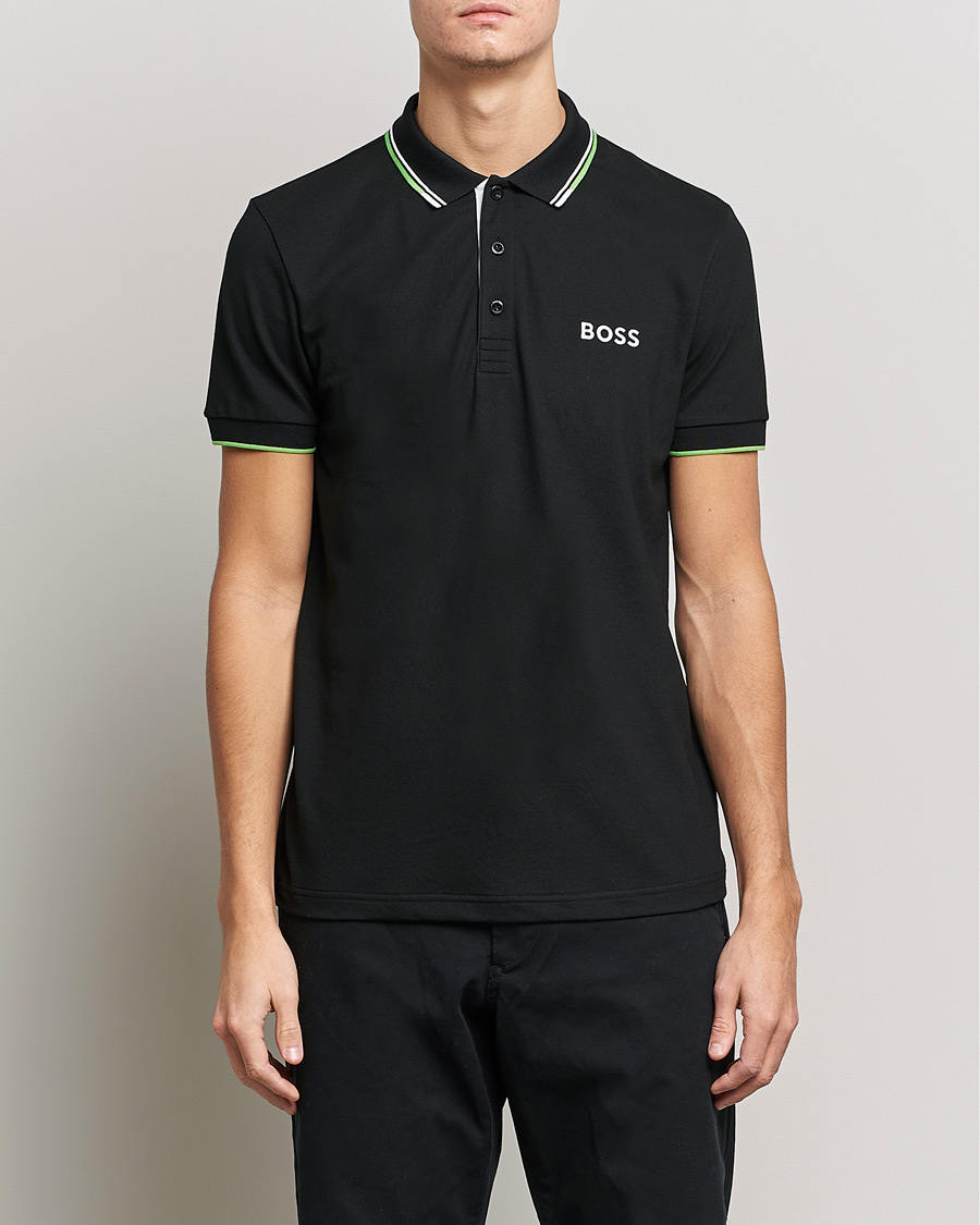 Herren | Poloshirts | BOSS GREEN | Paddy Pro Piké Black
