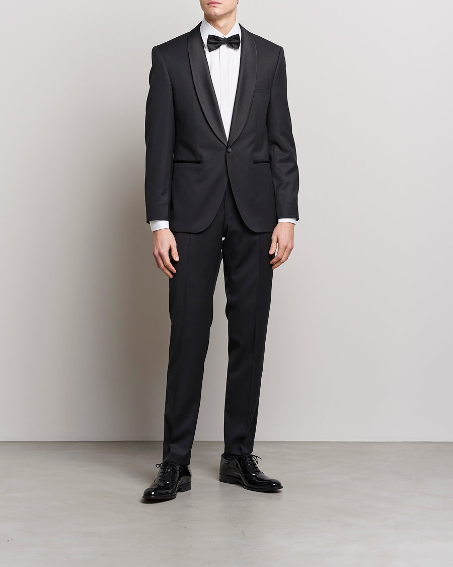 Herren | Hosen | BOSS BLACK | Lenon Tuxedo Trousers Black