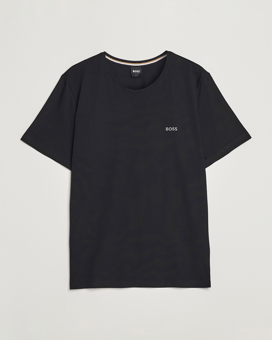 Herren | T-Shirts | BOSS BLACK | Loungewear Small Logo Tee Black