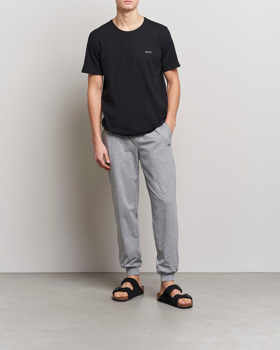 Herren | T-Shirts | BOSS BLACK | Loungewear Small Logo Tee Black