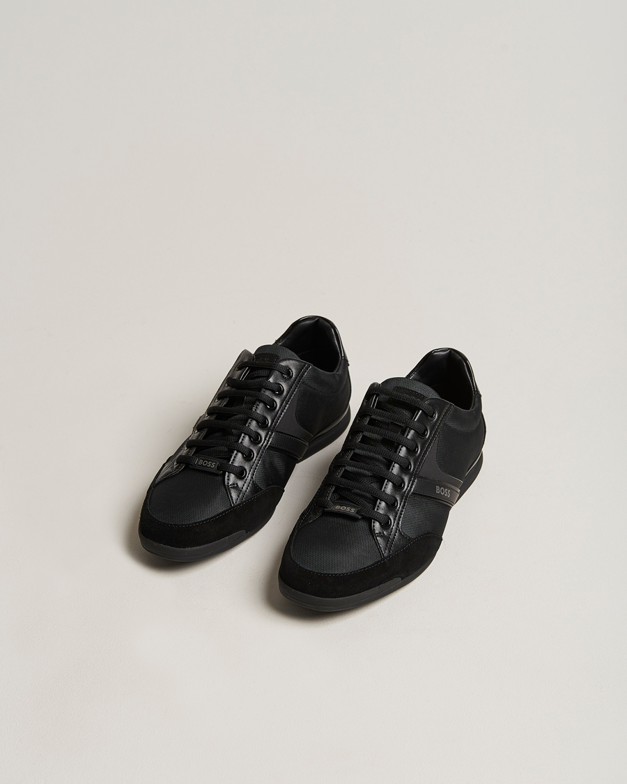 Herren | Saturn Low Sneaker Black | BOSS GREEN | Saturn Low Sneaker Black