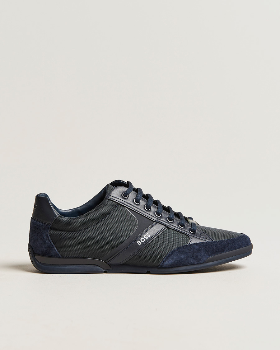 Herren | Saturn Low Sneaker Navy | BOSS GREEN | Saturn Low Sneaker Navy