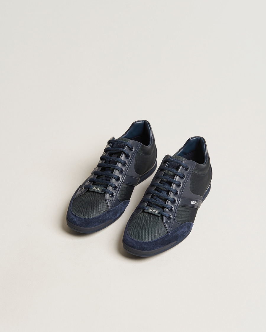 Herren | Saturn Low Sneaker Navy | BOSS GREEN | Saturn Low Sneaker Navy