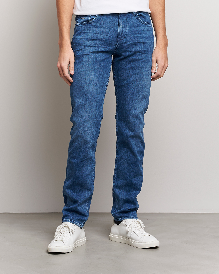Herren |  | BOSS BLACK | Delaware Slim Fit Stretch Jeans Medium Blue