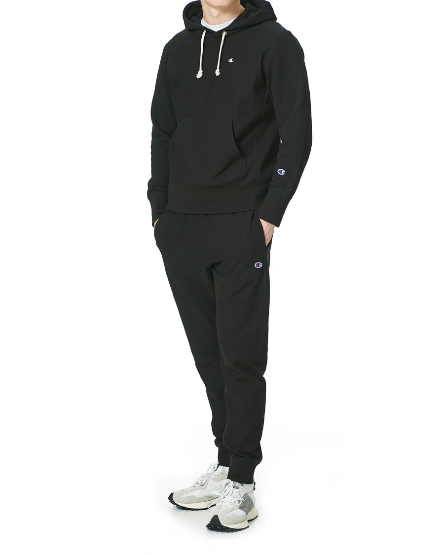 Herren | Pullover | Champion | Reverse Weave Soft Fleece Hood Black Beauty