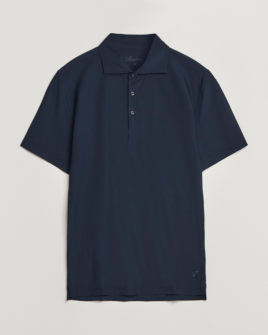 Herren | Poloshirts | Stenströms | Active Jersey Sport Polo Navy