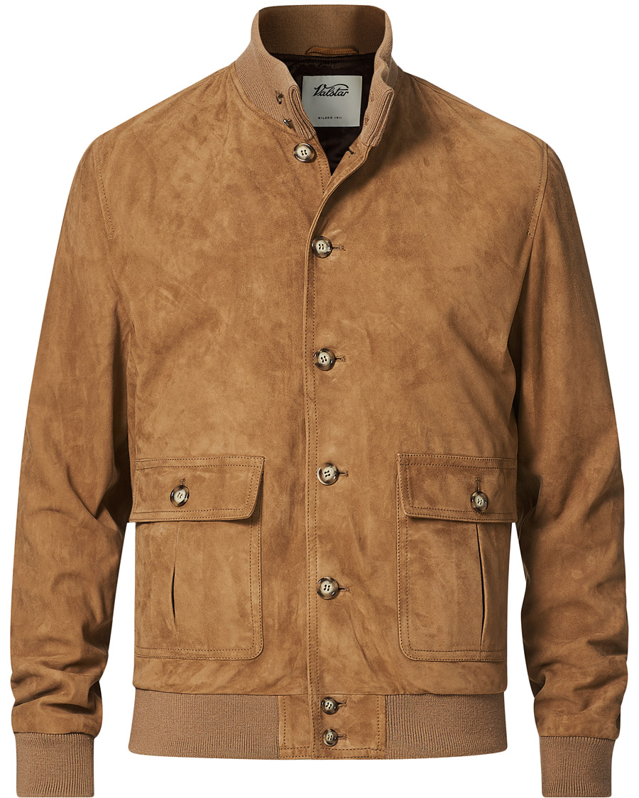Herren | Jacken | Valstar | Valstarino Suede Jacket Light Brown