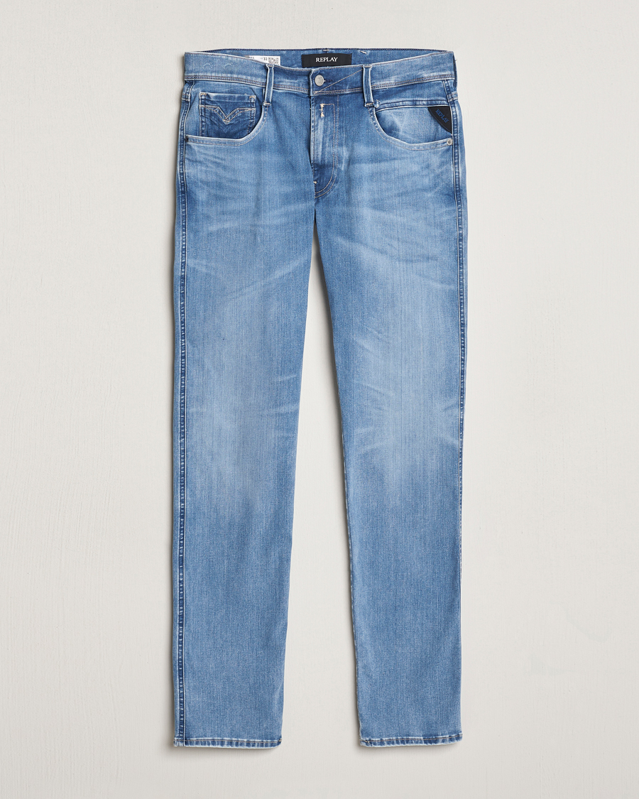 Herren | Jeans | Replay | Anbass Hyperflex Re-Used Jeans Light Blue