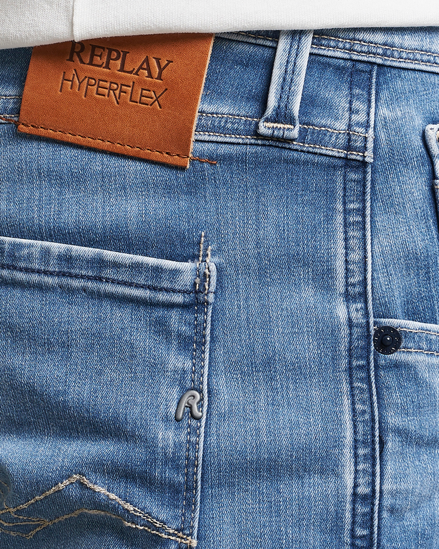 Herren | Jeans | Replay | Anbass Hyperflex Re-Used Jeans Light Blue