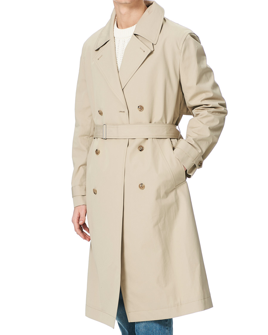 Herren | Jacken | Filippa K | Bristol Trench Coat Grey Beige