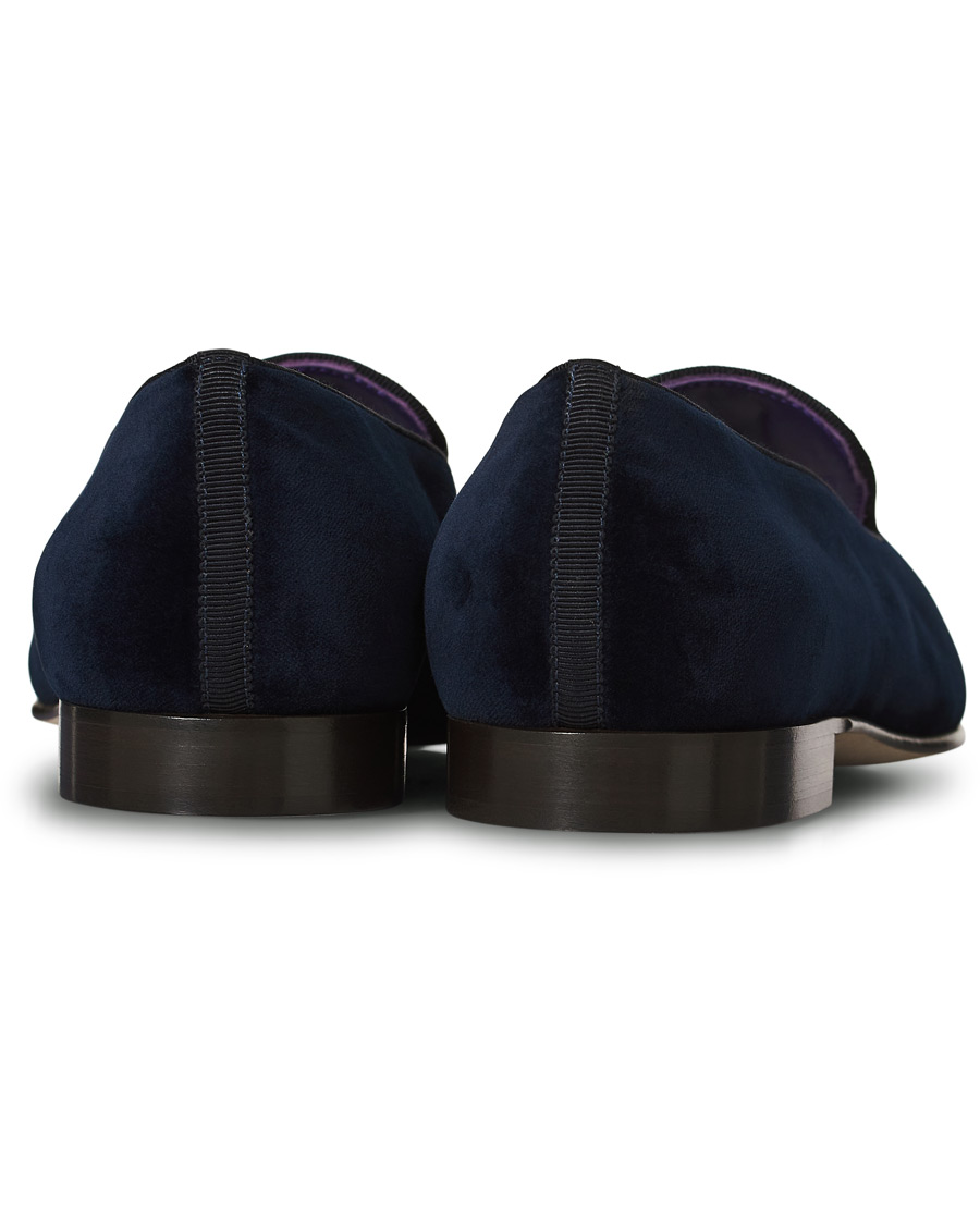 Herren | Ralph Lauren Purple Label Alonso Palm Crest Slippers Navy | Ralph Lauren Purple Label | Alonso Palm Crest Slippers Navy