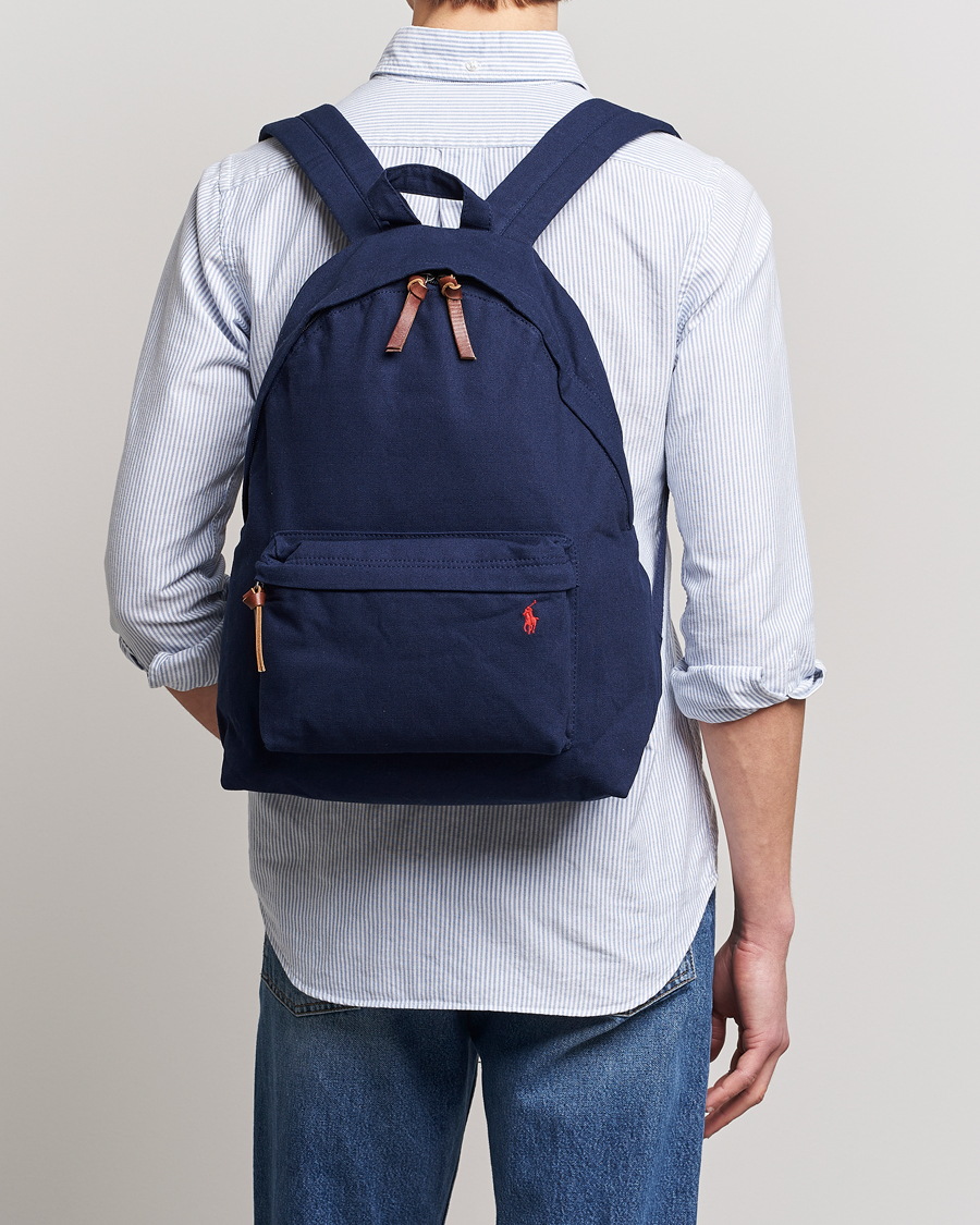 Herren | Polo Ralph Lauren Canvas Backpack Newport Navy | Polo Ralph Lauren | Canvas Backpack Newport Navy