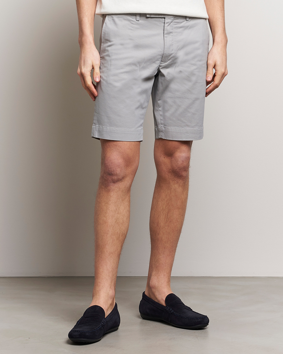 Herren | Chinoshorts | Polo Ralph Lauren | Tailored Slim Fit Shorts Soft Grey