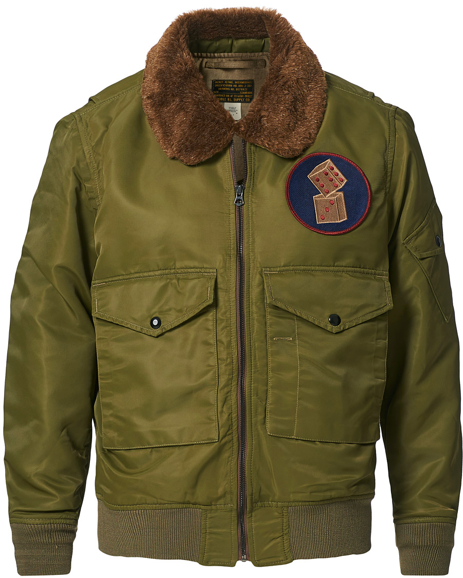 Herren | Jacken | RRL | Filton Shearling Bomber Olive