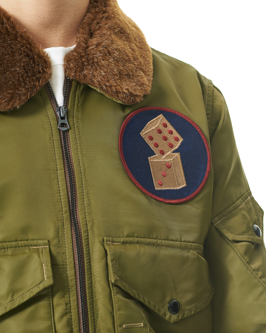 Herren | Jacken | RRL | Filton Shearling Bomber Olive