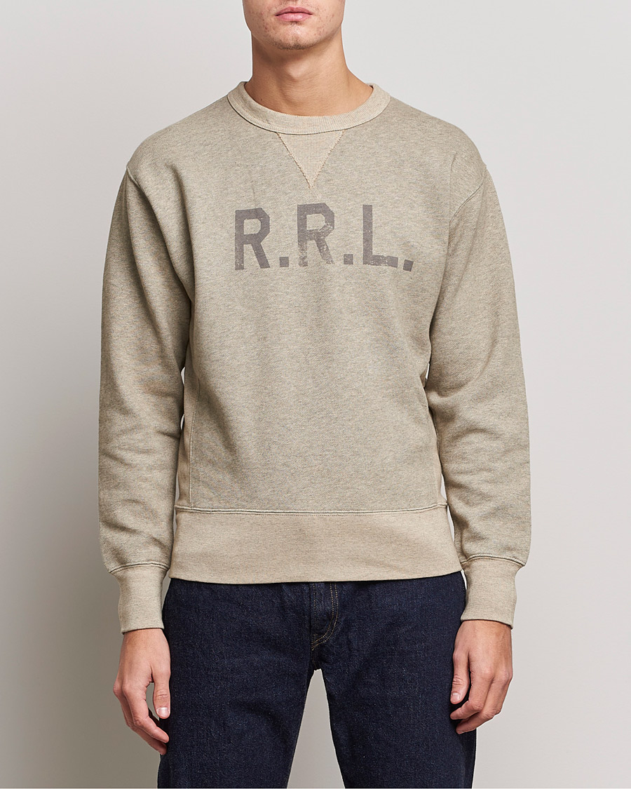 Herren | Pullover | RRL | Double V Sweatshirt Trainer Heather