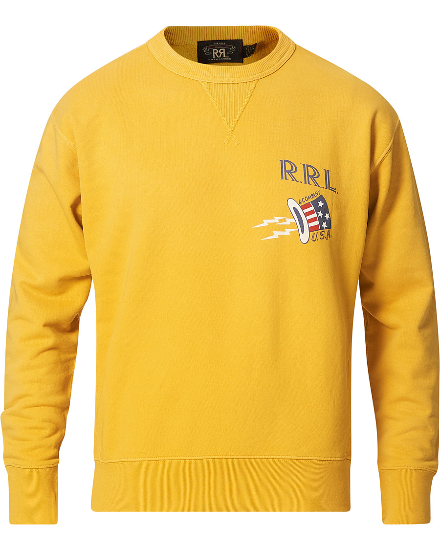 Herren | Pullover | RRL | Graphic Logo Sweatshirt Yellow