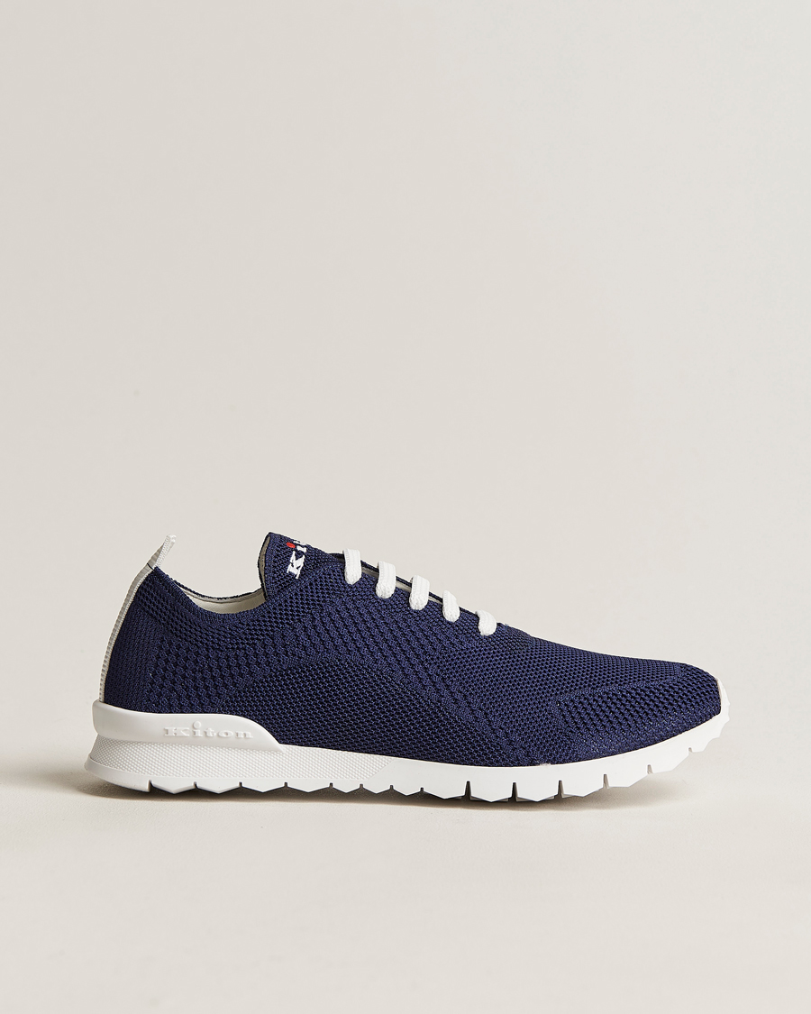 Herren | Kiton Mesh Running Sneakers Navy | Kiton | Mesh Running Sneakers Navy