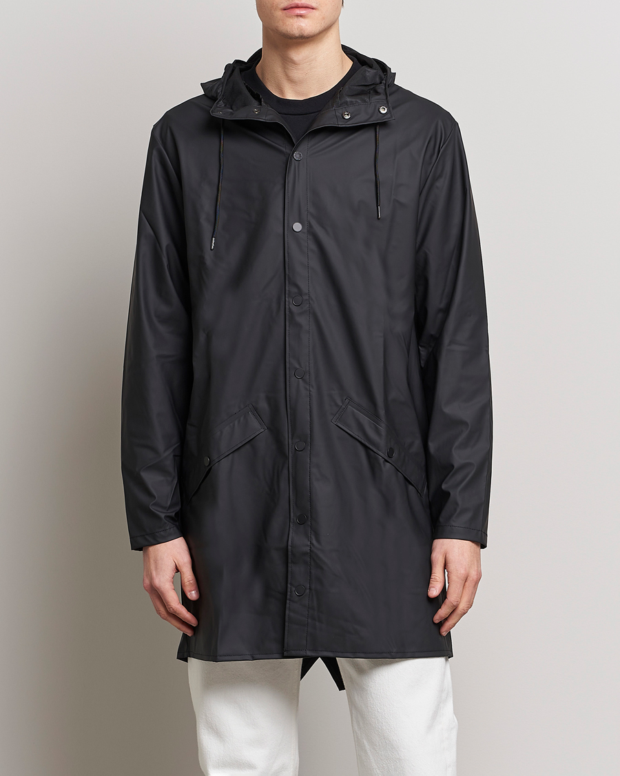 Herren | Stylisch im Regen | RAINS | Long Jacket Black