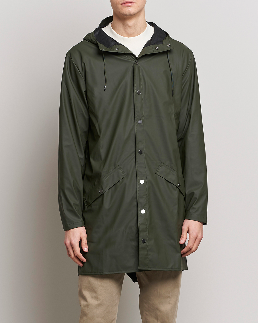 Herren | Klassische Jacken | RAINS | Long Jacket Green