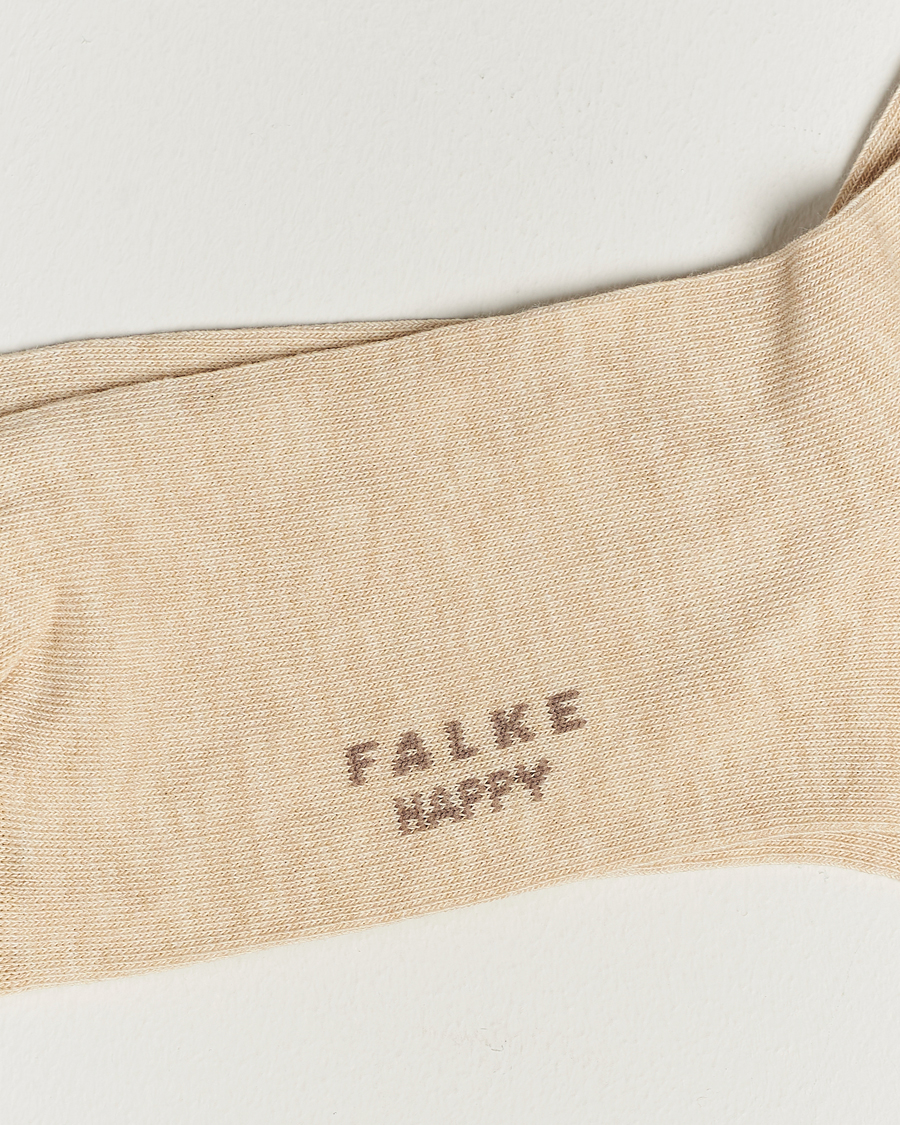 Herren | Falke | Falke | Happy 2-Pack Cotton Socks Sand