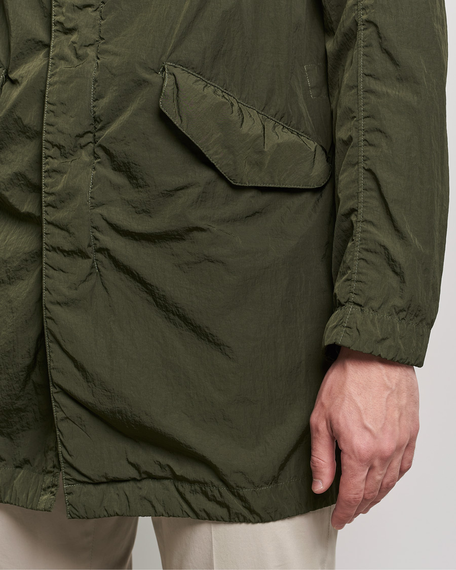 Herren | Jacken | L.B.M. 1911 | Garment Dyed Nylon Coat Olive