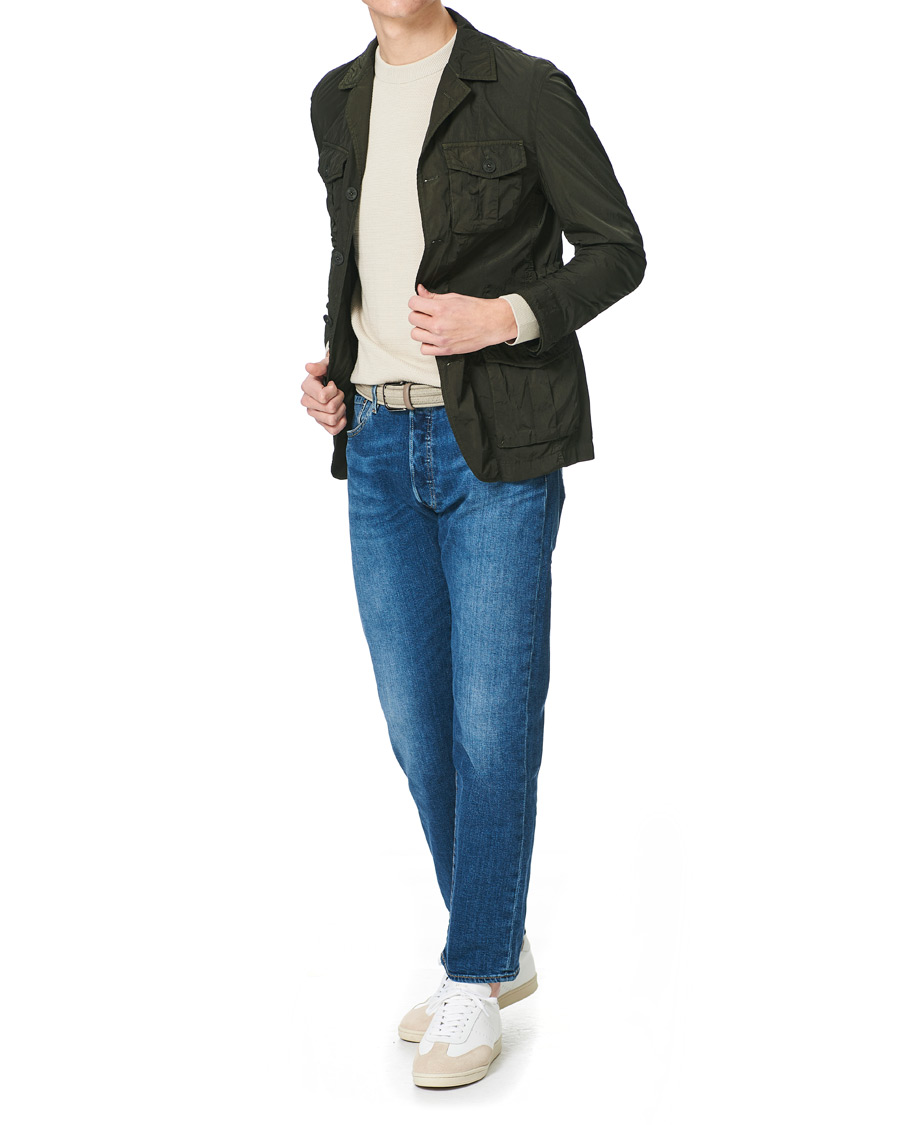 Herren | Jacken | L.B.M. 1911 | Garment Dyed Nylon Field Jacket Olive