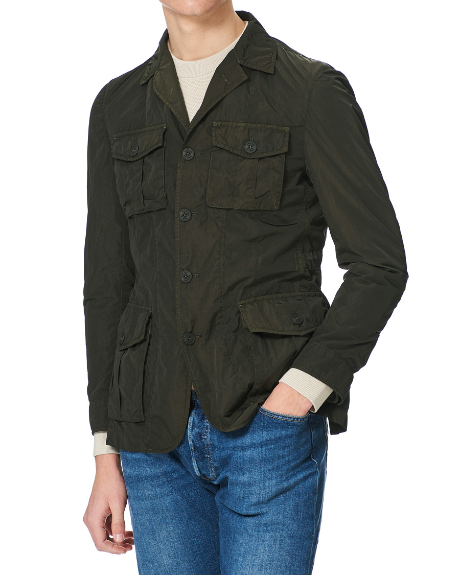Herren | Jacken | L.B.M. 1911 | Garment Dyed Nylon Field Jacket Olive