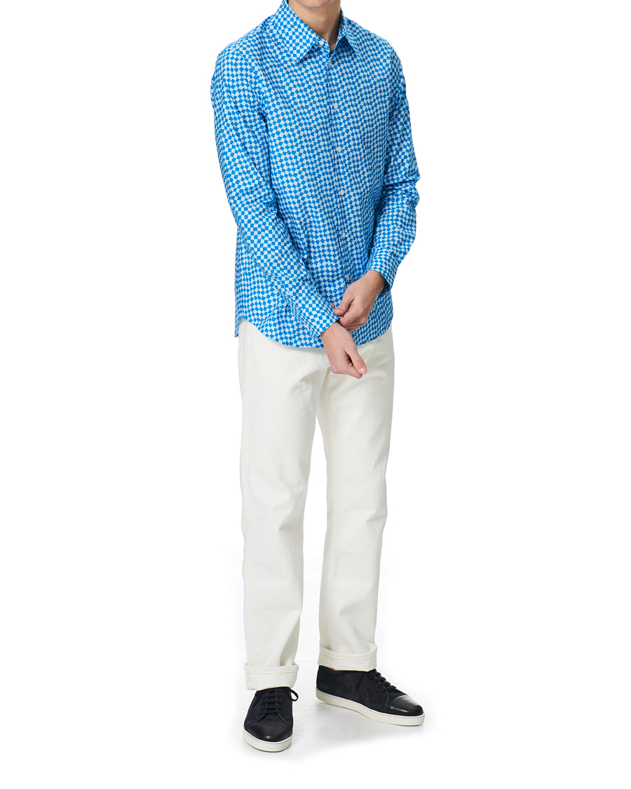 Herren | Hemden | Marni | Rhombus Print Shirt Blue