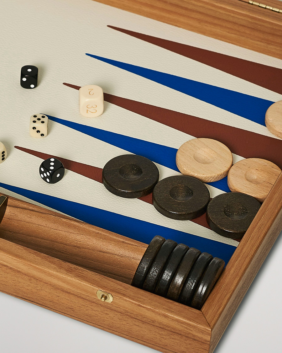 Herren | Manopoulos Wooden Leatherette Backgammon Set Beige | Manopoulos | Wooden Leatherette Backgammon Set Beige