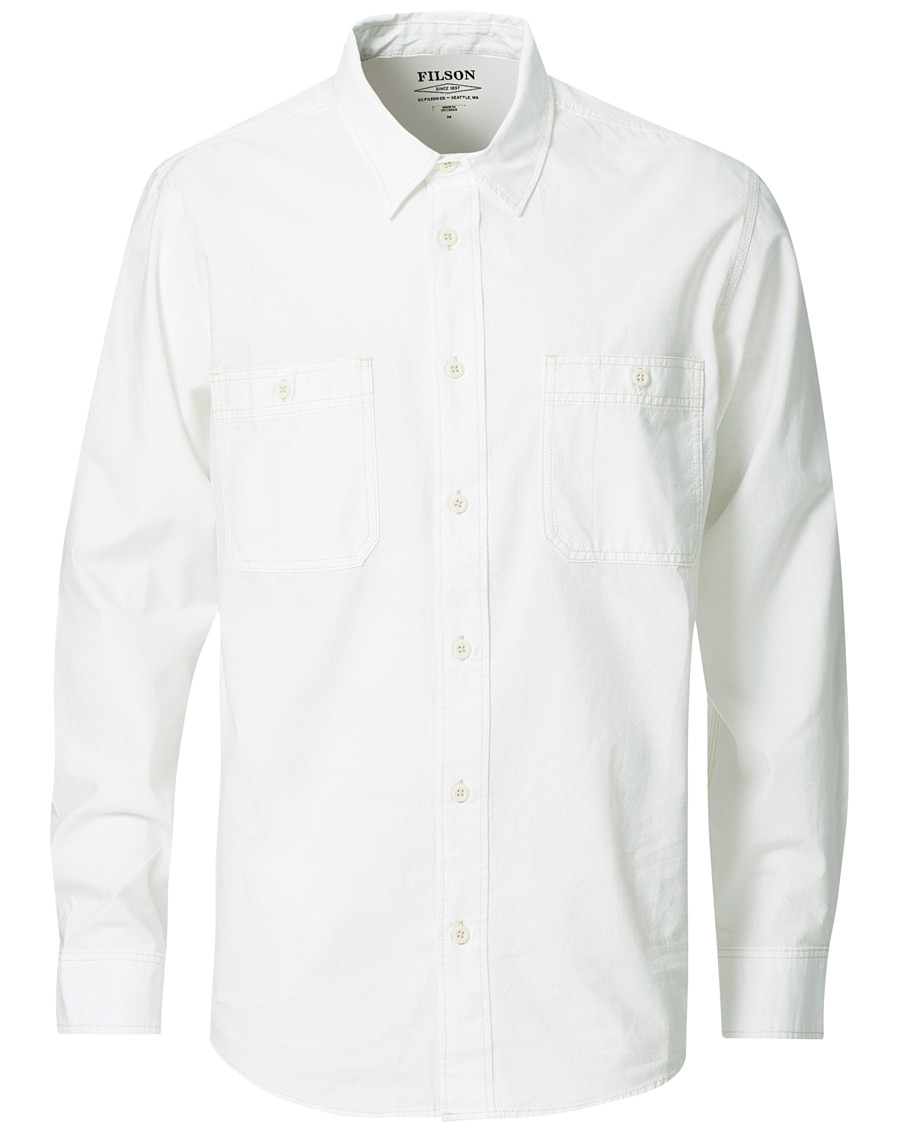Herren | Hemden | Filson | Chambray CPO Shirt White