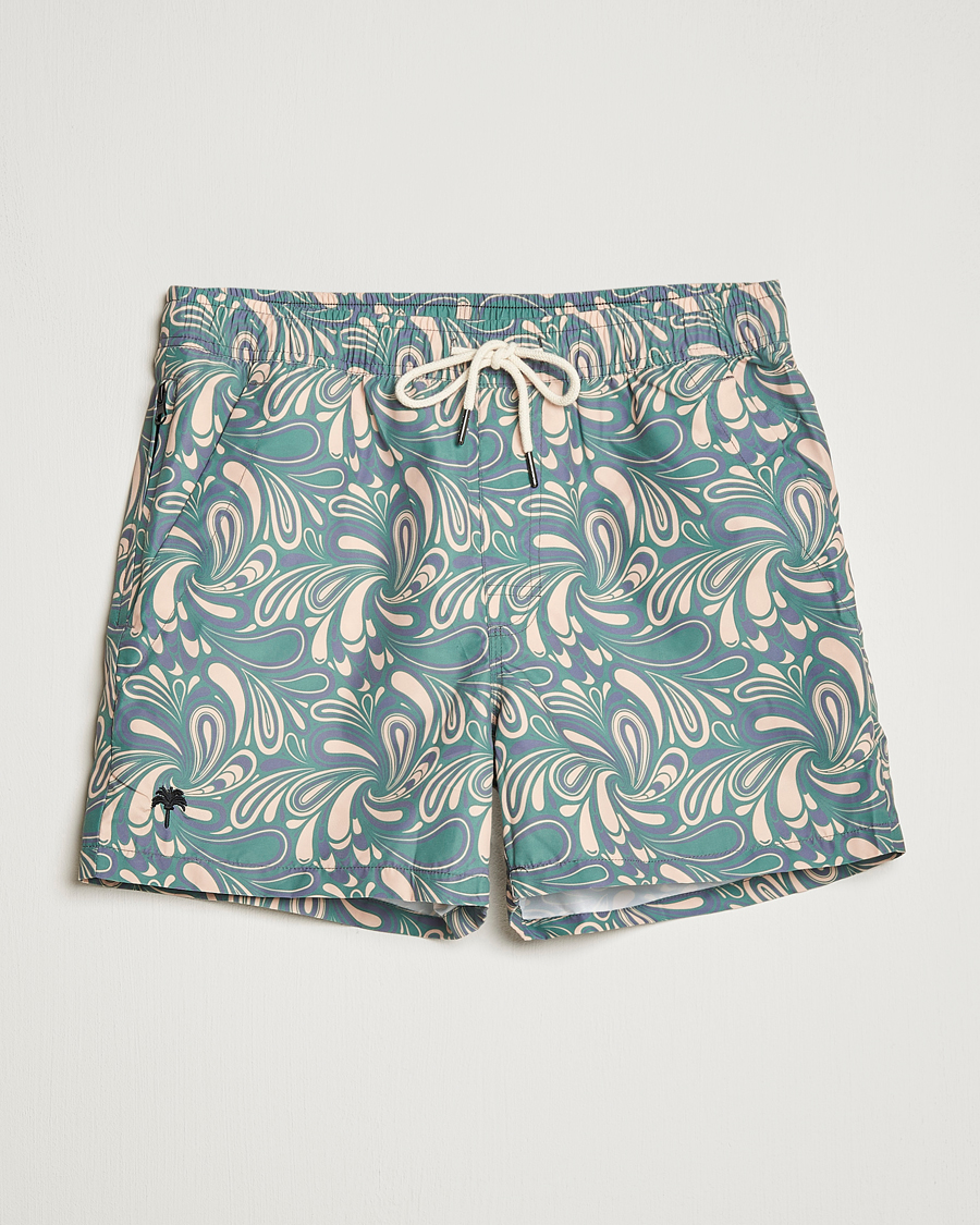 Herren | Badehosen | OAS | Printed Swimshorts Woodstock