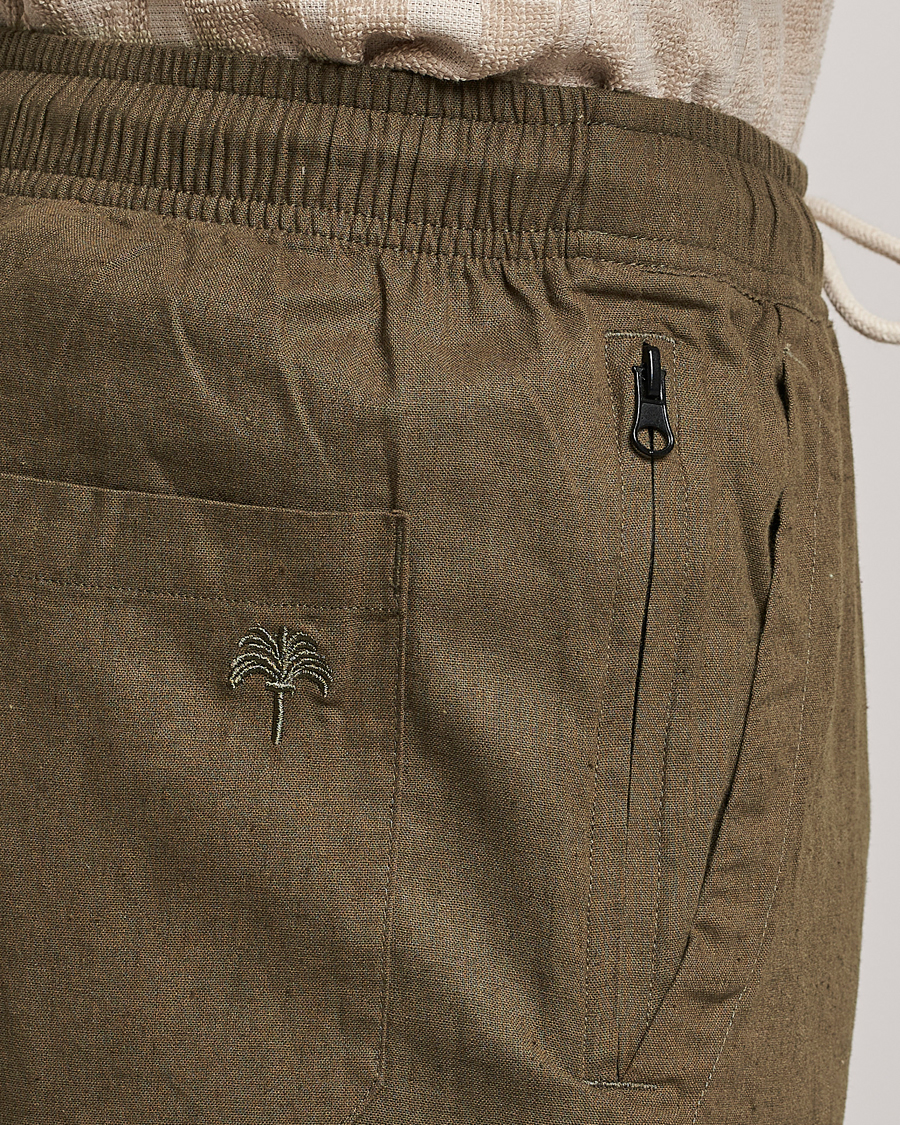 Herren | Hosen | OAS | Linen Long Pants Army