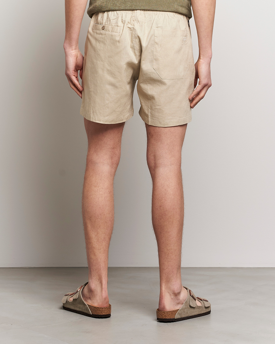 Herren | Shorts | OAS | Linen Shorts Beige