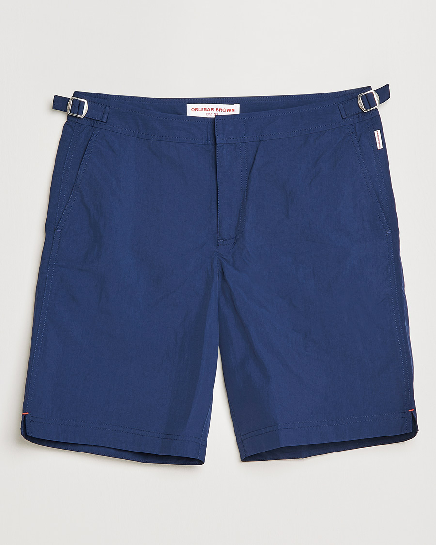 Herren | Badehosen | Orlebar Brown | Dane III Long Leg Swim Shorts Navy